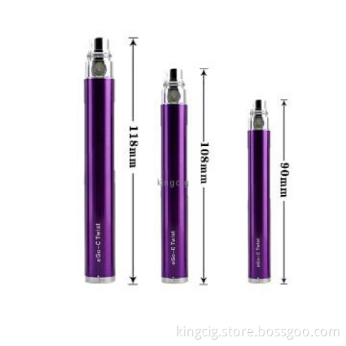 20% OFF Factory Promotion eGo Twist Battery, eGo Twist Kit, eGo Twist